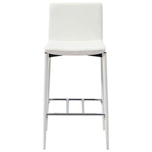 Tidyard Set 3 pz da Bar, Set Tavolino Bar, Set di Mobili per Cucina, Set Bar per la Casa, Set di Mobili da Balcone,Set Tavolo Quadrato e 2 Sedie da Bar Alti in Similpelle Bianco
