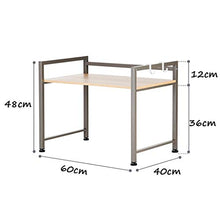 LYM &ripiano di stoccaggio Scaffale for Forno a microonde, Scaffale di stoccaggio della Cucina Scaffale for Piatti Scaffale Multifunzione unità -2 Strati Scaffale di Finitura (Color : 1#)