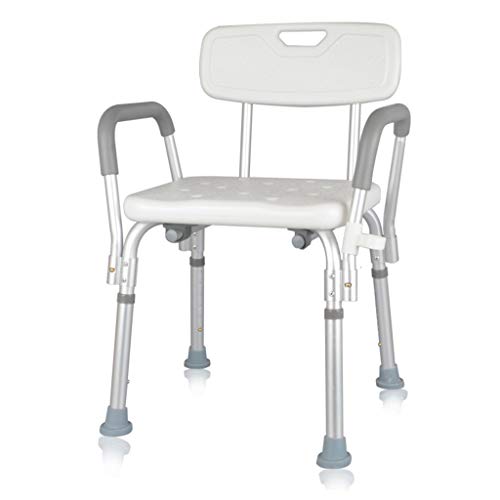 MGMDIAN Sedia da Bagno in Alluminio - Sedia da Bagno Sgabello da Doccia Sgabello da Bagno Vecchio Sgabello da Doccia - Sgabello da Bagno da Donna Incinta Accessori da Bagno