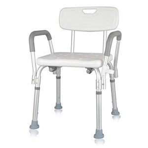 MGMDIAN Sedia da Bagno in Alluminio - Sedia da Bagno Sgabello da Doccia Sgabello da Bagno Vecchio Sgabello da Doccia - Sgabello da Bagno da Donna Incinta Accessori da Bagno