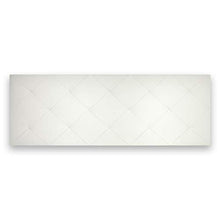 P17 | Testiera in Ecopelle | Rombo | 160X60 | (Bianco)