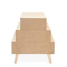 Suarez Indira C1 Mobile Multiuso, 50x30x51,7 H cm, Rovere, Nero, Fantasia, Melamina