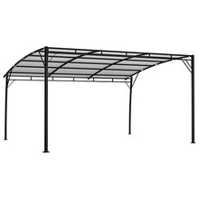 Tidyard Tenda Parasole da Giardino Crema/Antracite,Gazebo Pergolato da Giardino per Esterno 3x3x2,25 m/4x3x2,25 m/6x3x2,25 m