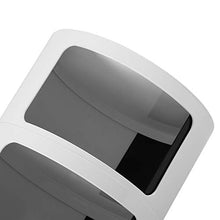 XuanYue Contenitore Componibile 3 Cassettiera Bianco Cassettiera (Nero + bianco, 2 strati)