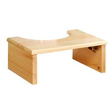 LTINN Sgabello da Toilette Pieghevole in Legno, Sgabello Anti-stitichezza Naturale e Confortevole, Sgabello da Bagno Antiscivolo