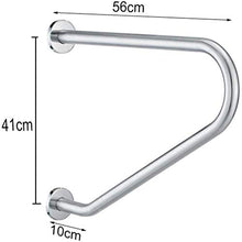Maniglioni da Bagno Supporto corrimano Grab Bar Grab Rails Sicurezza ferroviaria Anti-Slip Lucido corrimano Aid Servizi igienici/Doccia Bagno a Parete Accessori da Bagno