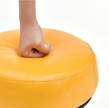 Mobili per la casa e Giardino Sgabello di Trucco casa di Moda Creativa/Sgabello Rotondo di Ferro per Divano da Pranzo Divano da Pranzo Sgabello Ottomani da Cucina (Colore : Giallo)