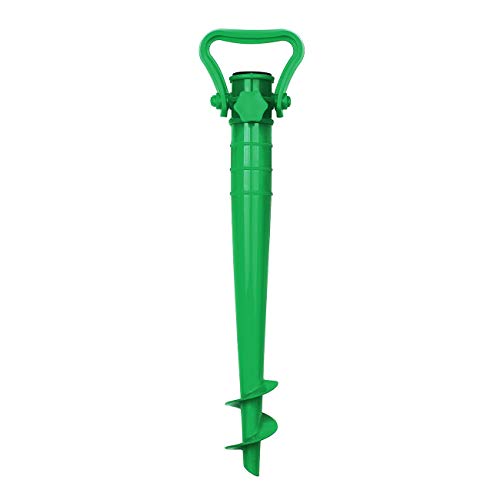 Sekey picchetto di Supporto per ombrellone Mare Spiaggia Vacanze Sole Giardino Punta Terra Sabbia trivella Verde