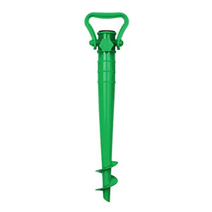 Sekey picchetto di Supporto per ombrellone Mare Spiaggia Vacanze Sole Giardino Punta Terra Sabbia trivella Verde