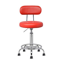 WDX- Bar Stool Bar Stool Moda Creativa Bar Chair Casa Schienale Alto Seggiovia Bar Stool Rotante ad Alta Sgabello Sgabello Colazione Ristorante Ascensore Sgabello Confortevole (Color : Red)
