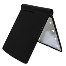 LALAWO Jingzi Specchio cosmetico a LED Pieghevole Specchio Doppio Portatile dimmerabile 2 Volte ingranditore + Specchio Piatto Dimensioni Prodotto: Lunghezza 7.8 Spessore 1.2 Altezza 10.4 cm