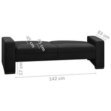 Tidyard Divano Letto 3 Posti Reclinabile Moderno in Tessuto,Divano Reclinabile 3 Posti in Tessuto Moderno,Divano Moderno per Soggiorno in Tessuto con 3 Posti,Divano 3 Posti Moderno 176x83x81 cm - Arredi Casa