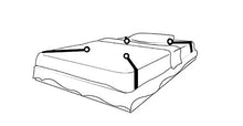 Kit da letto regolabile in morbido nylon con combinazione di fodere per il viso Tcklẹs con mano Ąñklẹ Cüff