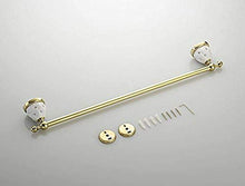 L-YINGZON Asciugamano Rack, cremagliera Mensole Bagno Scaffale Bagno Rack Appendiabiti Golden Diamond Rack Stelo Bagno Hardware Ciondolo Bar Bagno Panno Piede Rack Portasciugamani Accessori Bagno