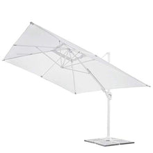Danieli Ombrellone da Giardino 3x3 | Inclinazione Laterale del Parasole | Struttura in Alluminio Bianco con Chiusura a Soffietto | Telo in Poliestere da 200 gr | Dimensione del Parasole 3x3 mt