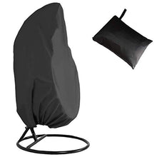 Peralng Custodia per poltrona sospesa e poltrona pensile, copertura antipolvere 190 x 115 cm, con coulisse per impermeabile, antivento, resistente ai raggi UV, per mobili da giardino e esterni