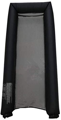 HongLianRiven Lettino da Viaggio Extra Large Acqua sofà Gonfiabile Galleggiante Floating Bed Row Hammock Senza Pompa 5-12 (Color : Black)