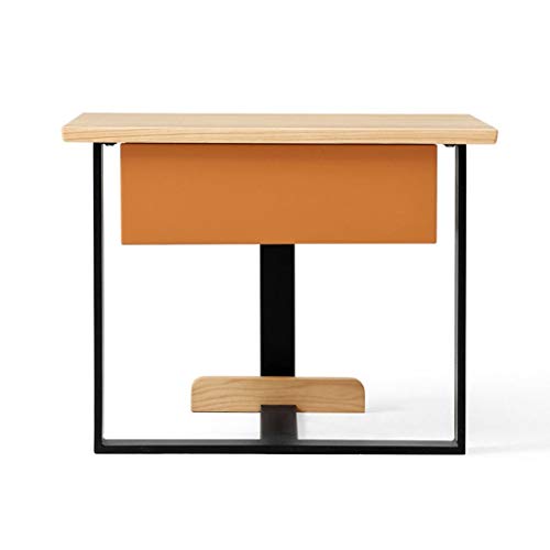 Arredamento Comò e cassettiere Solido Tavolo in Legno Comodino Decorato Salotto tavolino Governo del cassetto Lato Piedi di stoccaggio Hardware (Color : Brown, Size : 56 * 40 * 42cm)
