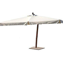 PiuShopping OMBRELLONE da Giardino Esterno PALO DECENTRATO Laterale, in Legno Pregiato 3X3