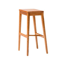 Sgabello da bar Legno massello Sgabello Alto da Bar Sgabello da Colazione di Varie Misure Moderno (Color : A, Size : 66cm)