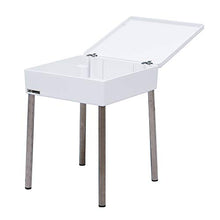 Jo-Bagno.it Sgabello Bagno Contenitore Bianco Moderno 31x31xh41 cm Ideale Come Seduta e Portaoggetti