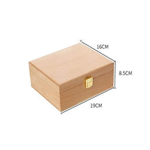 NACHEN Portasigari Portatile Fatto a Mano Cigar Humidor di Legno Spagnolo Sintetico Scatola di Sigari con Igrometro Humidor per Viaggi Affari Regalo Perfetto per Cigar Lovers