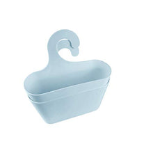 toyma Set di 2 robusti cestini portaoggetti universali da appendere per bagno, doccia, cucina, cantina, WC, garage, ecc. in azzurro