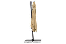 Schneider Premium - Ombrellone a piantana Rhodos Twist eco, ca. 270 x 270 cm, 8 pezzi, quadrato