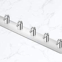 ETiME Ganci Adesivi 3M Ganci Appendiabiti in Acciaio Inox 304 Ganci Portasciugamani per Bagno Cucina Porta (6 Ganci)