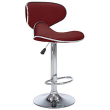 vidaXL Sgabelli da Bar 2 pz Rosso Vino in Similpelle