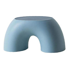 Ruluti 1pc Piccolo Sgabello per Bambini, Anulare Antiscivolo Sgabello Basso Indossare Scarpe Sgabello, per Cucina Bagno Camera Office (Blu)
