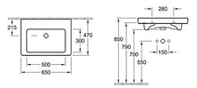 emotion Lavabo con mobiletto, Legno, Antracite Lucido, 65, 2 unità