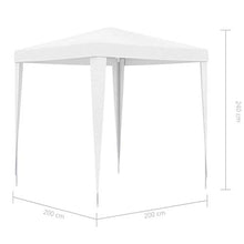 Festnight Tendone per Feste in PE Gazebo 2x2 m/4x4 m/4x9 m Impermeabile Protezione UV Tenda da Spiaggia Campeggio o Giardino Gazebo per Arredo