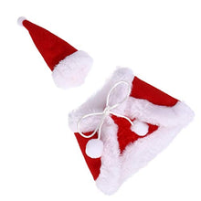 Amosfun 4 Pezzi di Bottiglia di Vino di Natale Vestito di Peluche Copri Bottiglia di Vino di Natale con Mini Cappello di Babbo Natale Panno di Bottiglia di Festa Decorazione della Tavola
