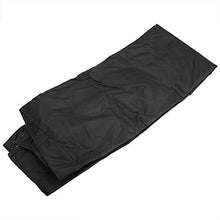 Tarente Tavola Rotonda Copertura Antipolvere Esterna Impermeabile coperture Giardino Patio mobili (Nero)
