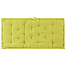 Festnight Cuscino per Pallet e Pavimento in Cotone Cuscino Sedile per Divano 120x80x10 cm per Arredamento da Giardino Colore Azzurro/Blu Chiaro/Verde/bordò/Grigio
