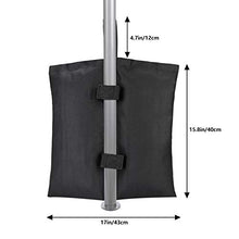 Sacchi di Pesi per Gazebo , 4 Pezzi sacchi sabbia, pesi gazebo per Tenda Pop Up,Gazebo,Ombrellone,Tende Padiglione