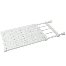 LouisaYork - Divisorio per mensole regolabile, per armadio, armadio, armadio, cucina, frigorifero, libreria, lunghezza 53-90 cm
