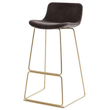 LILIS Barhocker Sgabelli da Bar,Sedia Bancone Cucina Colazione con Seduta Imbottita, più Comoda (Color : Gray, Size : Seat Height 65cm)