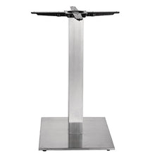Bolero base tavolo quadrato in acciaio INOX ristoranti, bar Club gambe