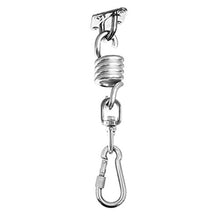 Yundxi Fissaggio per Amaca Hook, capacità di carico 300 Kilogram - in Acciaio Inox Amaca Sedia Hanging Kit Soffitto Montare Molla Girevole Gancio Snap Accessori