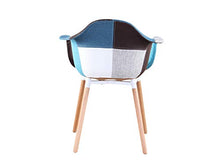 N A to MUEBLES HOME, set di 2 sedie da pranzo moderne in tessuto di lino, poltrone da cucina e bancone, per il tempo libero, ricevimento, soggiorno