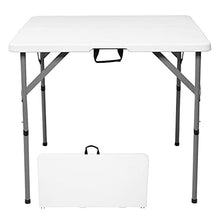 GEFUHONG 40ft pieghevole tavolo da campeggio all'aperto ristorante picnic tavolo, pieghevole tavolo quadrato per barbecue partito