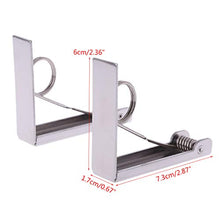 dongguan NUEEUDD Clip per tovaglie 2 Pezzi Clip per tovaglia in Acciaio Inossidabile Supporto per Morsetto Design a Molla per Picnic