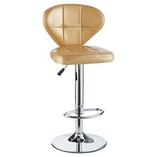 Mobili Sgabelli Da Bar Sedie Da Bar Con Sollevamento Semplice, Con Cuscini In PU E Rotazione Di 360 Gradi, Per Il Bancone Della Colazione, Pranzi, Sgabelli Alti Da Pub (6 Colori)(Color:D'oro)