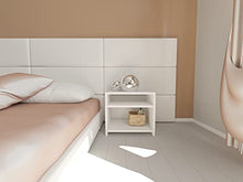 Mobili Fiver, Comodino Martino, Rovere Rustico, 45 x 33 x 40 cm, Nobilitato, Made in Italy, disponibile in vari colori
