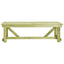 vidaXL Legno di Pino FSC Panca per Esterni Rustica Eco Panchina da Giardino
