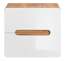 BIM Furniture Aruba 828 - Armadietto da bagno, 60 cm, colore: Bianco lucido