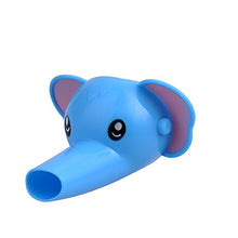 Sotoboo rubinetto Extender lavandino maniglia Extender per lavaggio a mano dei bambini più piccoli bambini Baby Kids Hand Wash Helper lavabo (elefante/delfino), Blue, Elephant