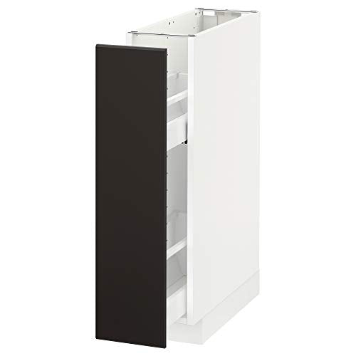 METOD base armadio/estraibile int raccordi 20x61.6x88 cm bianco/Kungsbacka antracite